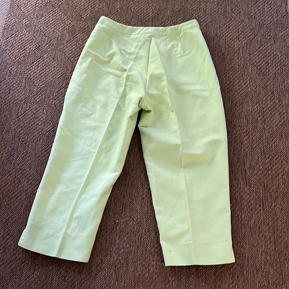 Lizsport Liz Claiborne Michaela Linen Blend Capris Pants Size 6 - Picture 5 of 8